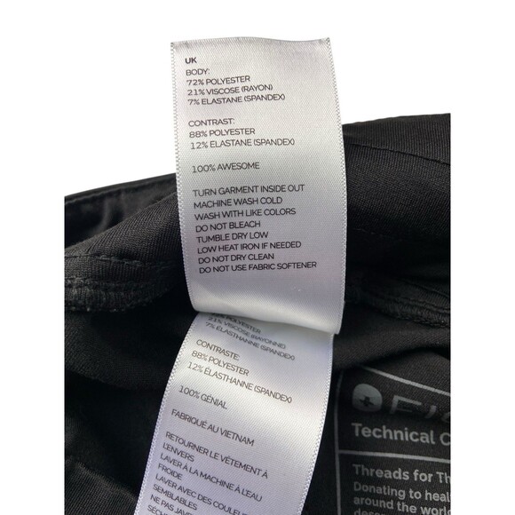 Figs Womens High Waisted Yola Skinny Scrub Pants Size XS Black Healthcare Nurse - Picture 11 of 14